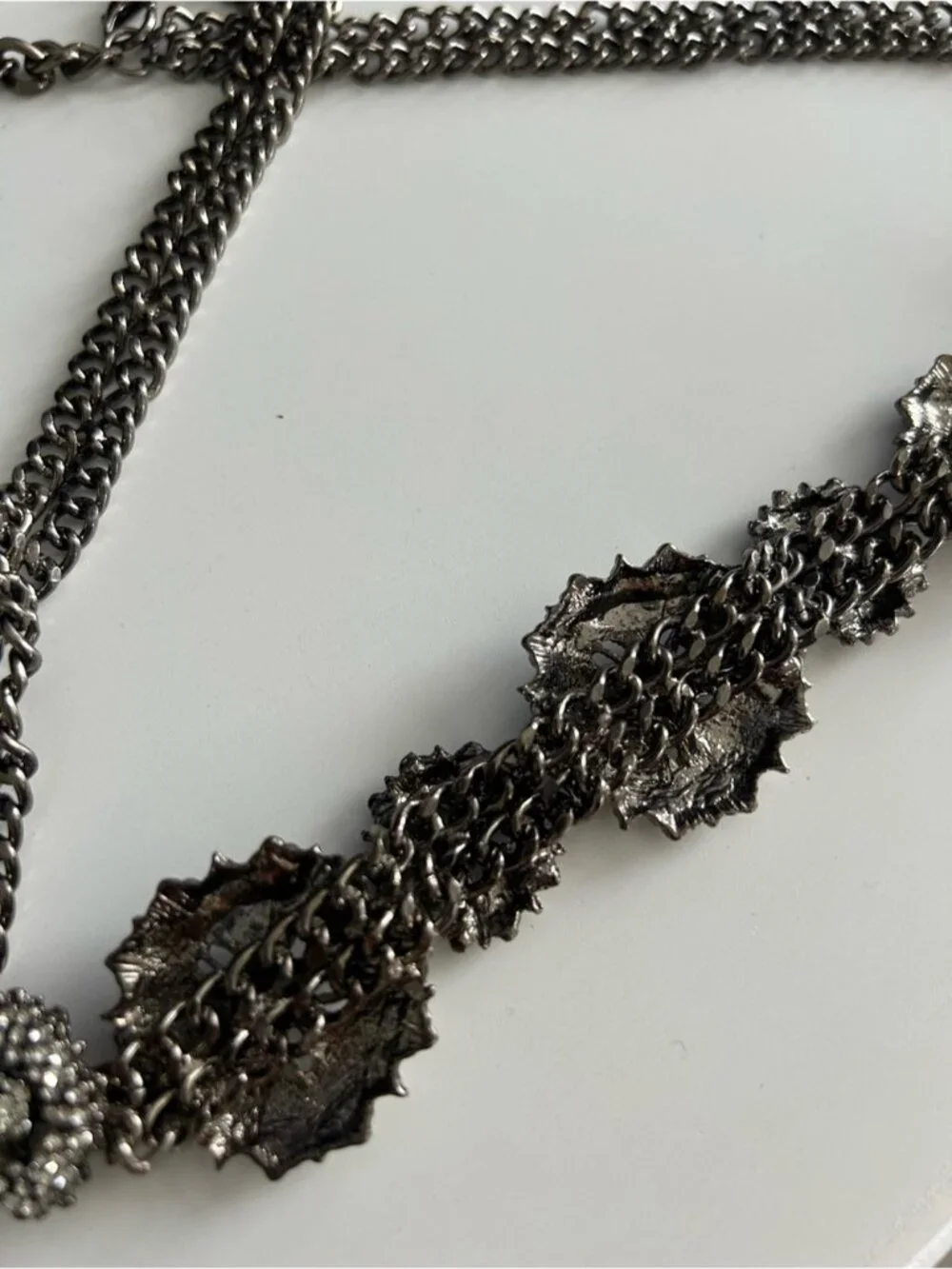 Vintage Floral Chain Belt
